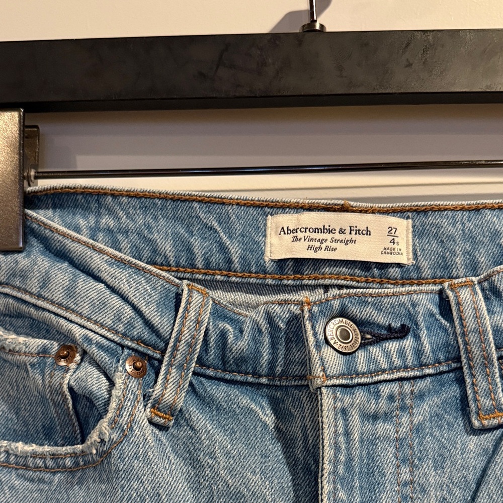 Abercrombie & Fitch Light Blue High Rise Jeans